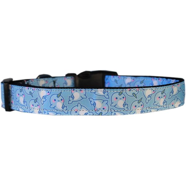 Mirage Pet Products Narwhals Nylon Dog Collar Small 125-278 SM
